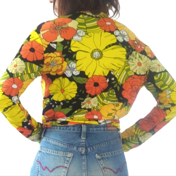 ZARA TRAFALUC Floral Top - Picture 2 of 6